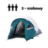 Wynajem namiot 3 osobowy Warszawa