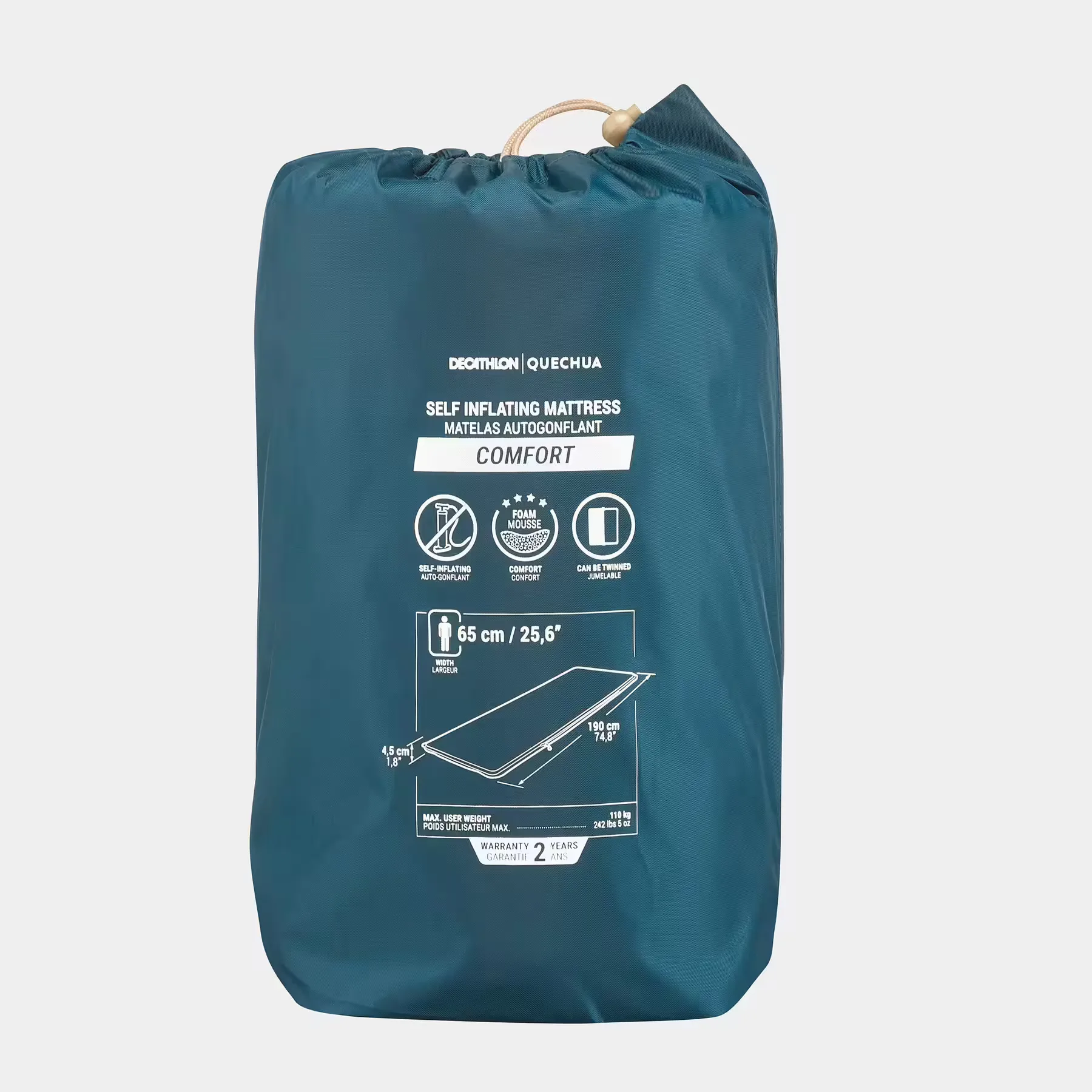 Mata Comfort-65 cm dla 1 osoby - obrazek 3