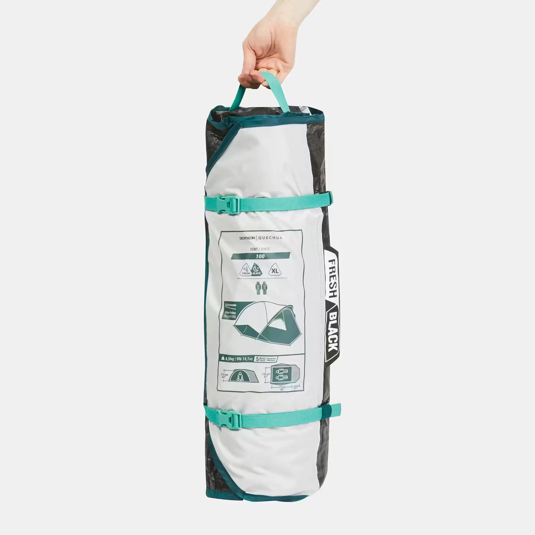 Namiot MH100-XL 2-osobowy Fresh&Black Quechua - obrazek 3