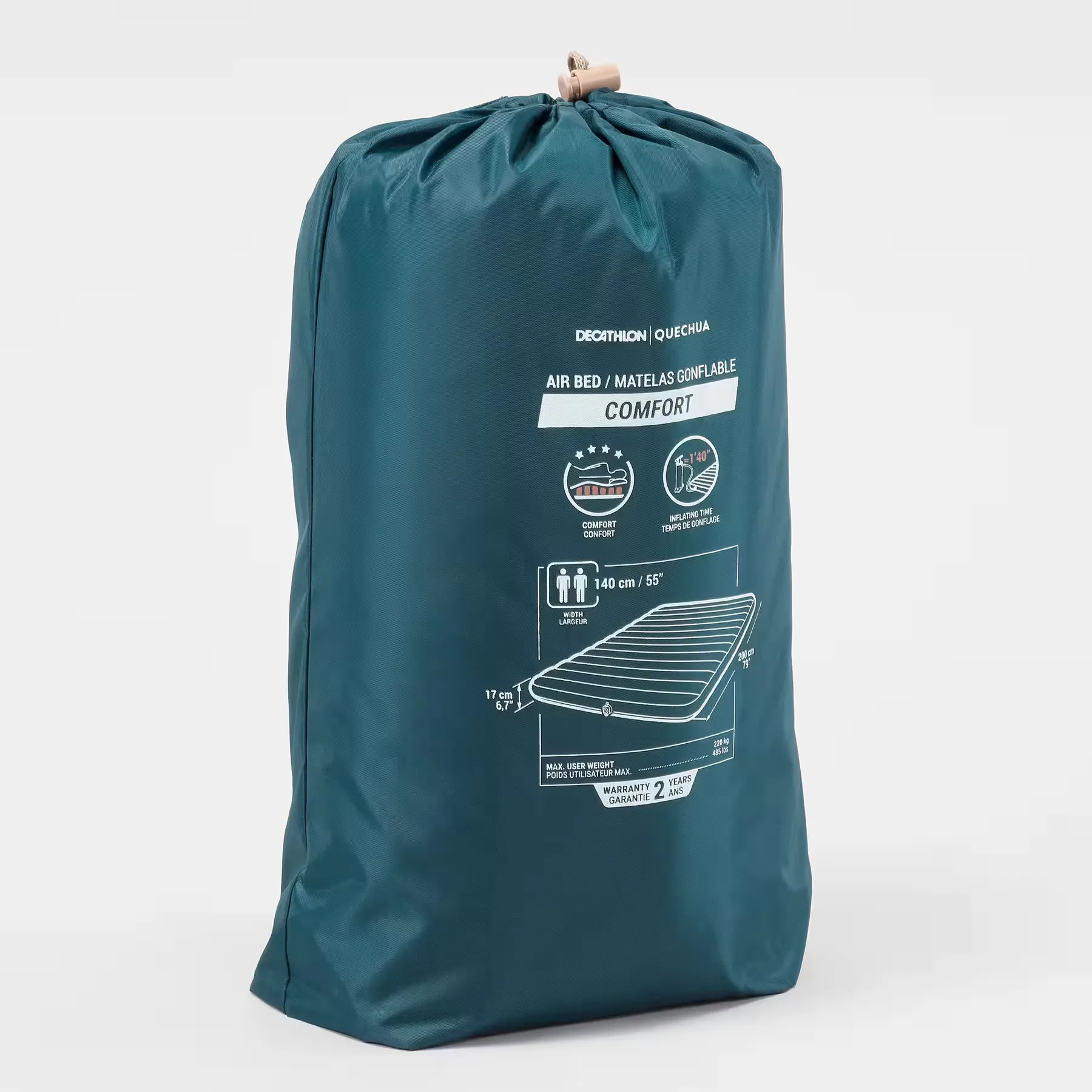 Materac Air-Comfort-140 cm Quechua - obrazek 3