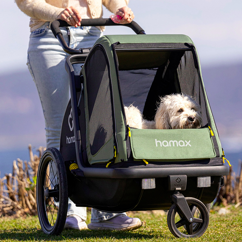 Przyczepka rowerowa do-35-kg dla psa Hamax Pluto M - obrazek 6