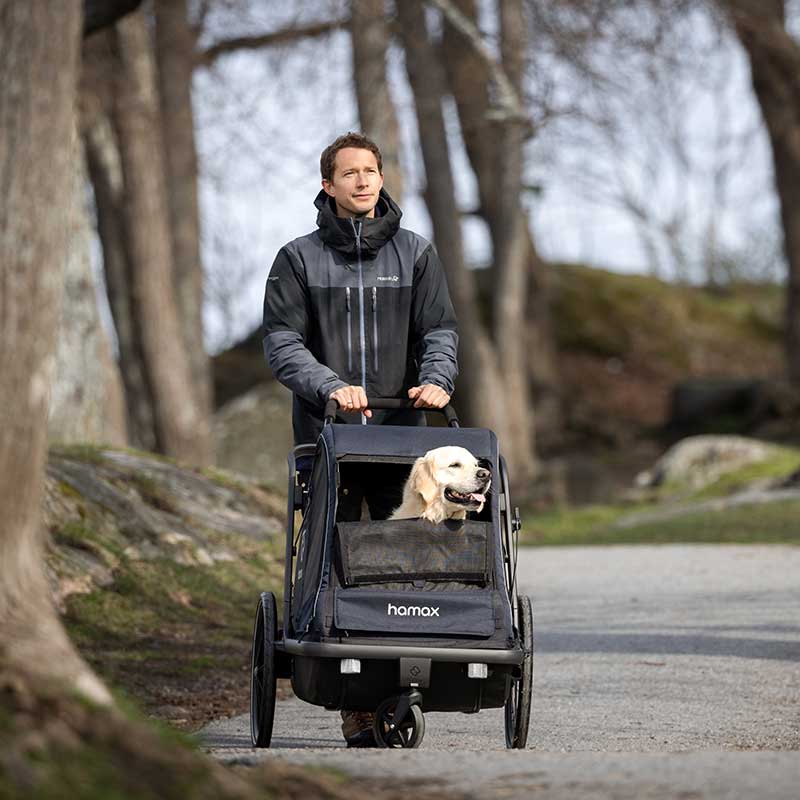 Wynajem Hamax Pluto L – przyczepka rowerowa i wózek dla psa do 40 kg