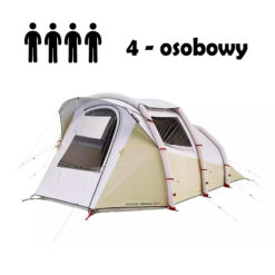 Wynajem dmuchanego namiotu kempingowego Quechua Air Seconds 4.1 Fresh & Black 4-os.