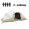 Wynajem dmuchanego namiotu 4-osobowego Quechua Air Seconds 4.2 Fresh & Black w Warszawie