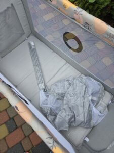 Łóżeczko turystyczne Lionelo Stefi Plus dwupoziomowe