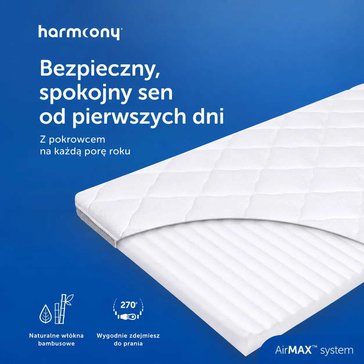 Łóżeczko turystyczne Lionelo Jasmin + materac Premium - obrazek 2